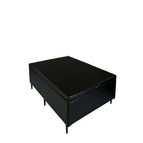 Imagem de Cama Box Casal Baú Preto - 138x188x35