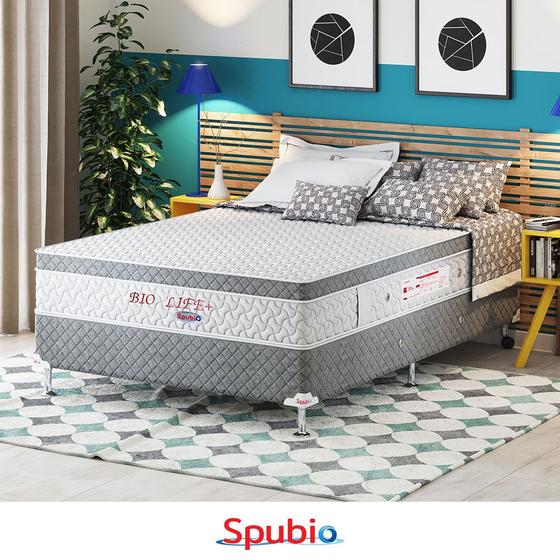 Imagem de Cama Box Casal Bio Life+ Spubio Incofal 138x188x57cm