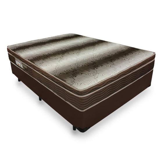 Cama Box Casal + Colchão De Espuma D28 - Ortobom - Light Ortopédico 138cm Menor preço em Cama Box Casal + Colchão De Espuma D28 - Ortobom - Light Ortopédico 138cm