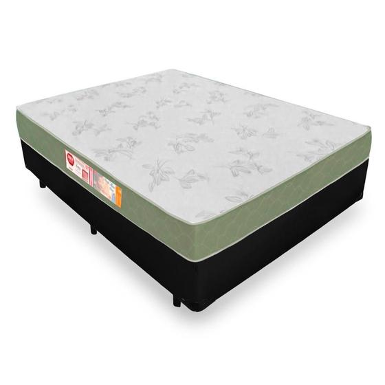 Imagem de Cama Box Casal + Colchão De Espuma D33 - Castor - Sleep Max 138cm 