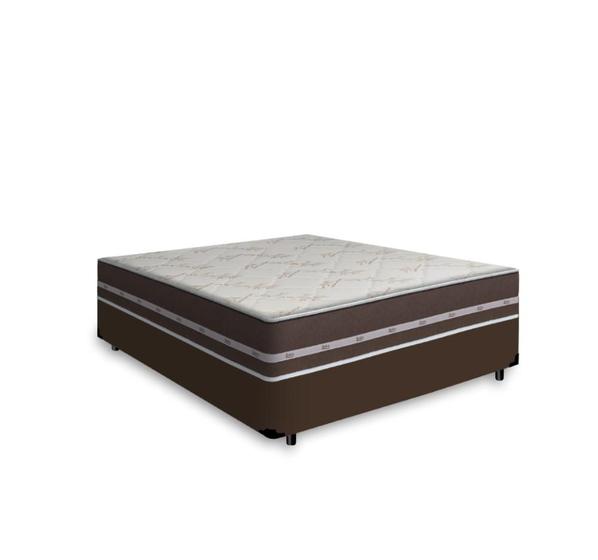 Imagem de Cama Box Casal + Colchão De Molas - Anjos - Classic Superlastic - 138x188x57cm