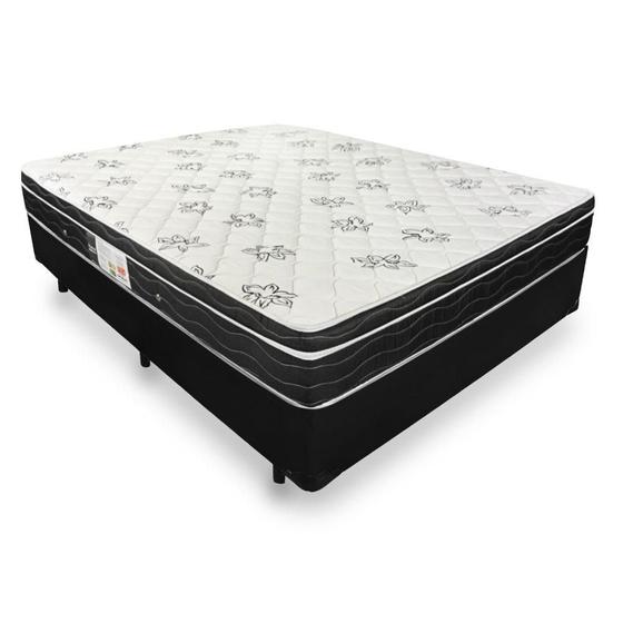 Imagem de Cama Box Casal + Colchão De Molas - Ortobom - Physical Nanolastic 138cm