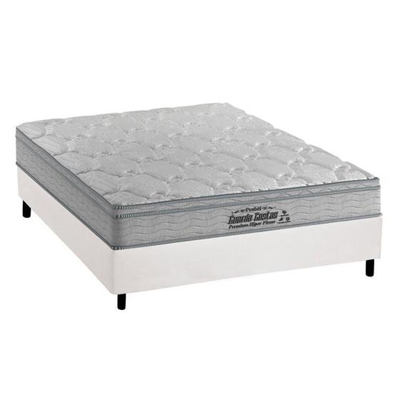 Cama Box Casal: Colchão Espuma Probel D40 Guarda Costas Premium Hiper Firme + Base CRC Courano White(138x188) Menor preço em Cama Box Casal: Colchão Espuma Probel D40 Guarda Costas Premium Hiper Firme + Base CRC Courano White(138x188)