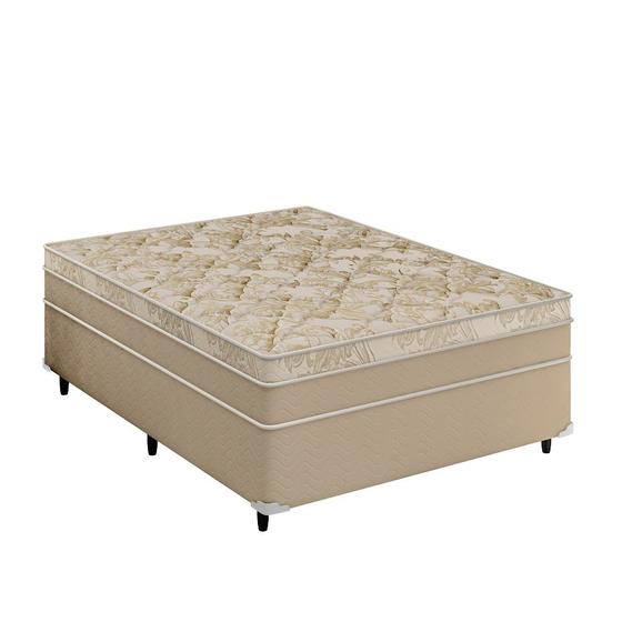 Imagem de Cama Box Casal + Colchão Molas Ensacadas Don Cielo Viscogel Europillow 138x188x72cm