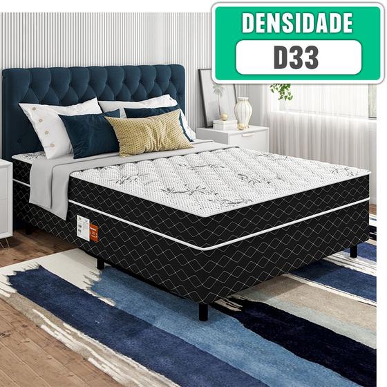 Cama Box Casal Conjugada Benfica Ortopédica Vstore 138x188x52cm - V-STORE Imagem de Cama Box Casal Conjugada Benfica Ortopédica Vstore 138x188x52cm
