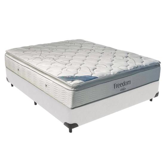 Imagem de Cama Box Casal e Colchão Freedom Ortobom D33