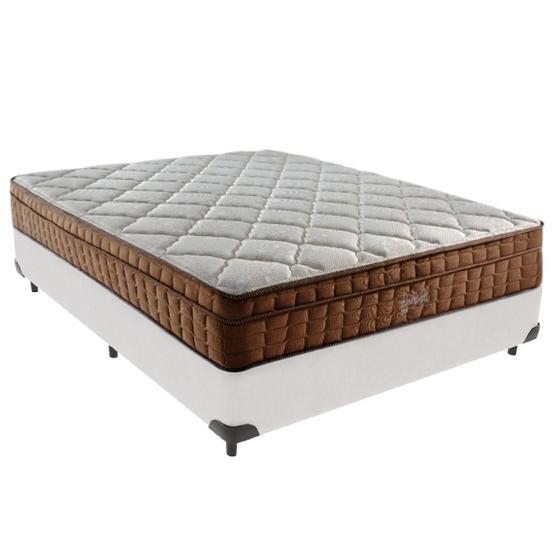 Imagem de Cama Box Casal e Colchão Ortopédico Anjos Star Pillow In