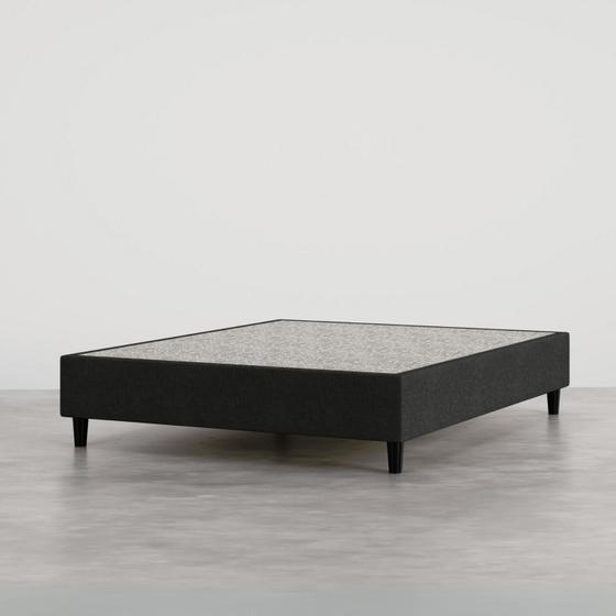 Cama Box Casal Emma Original Cinza (138x188x37cm) 1 ano de garantia Menor preço em Cama Box Casal Emma Original Cinza (138x188x37cm) 1 ano de garantia