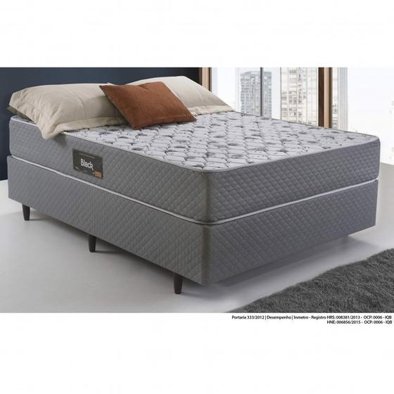 Imagem de Cama Box Casal Espuma 138x188cm Black Herval