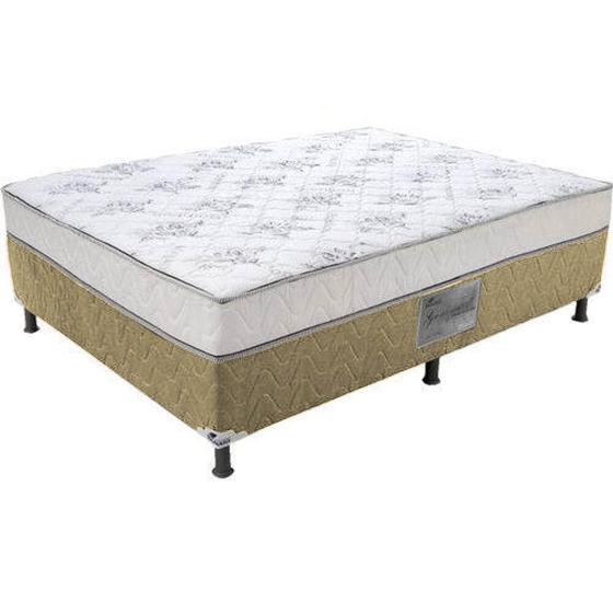 Cama Box Casal Gardenia Conjugado com Molas Bonnel Menor preço em Cama Box Casal Gardenia Conjugado com Molas Bonnel