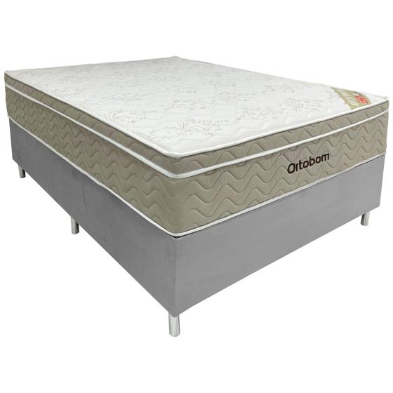 Imagem de Cama Box Casal Mola Ensacada Airtech 138X188X67 Ortobom