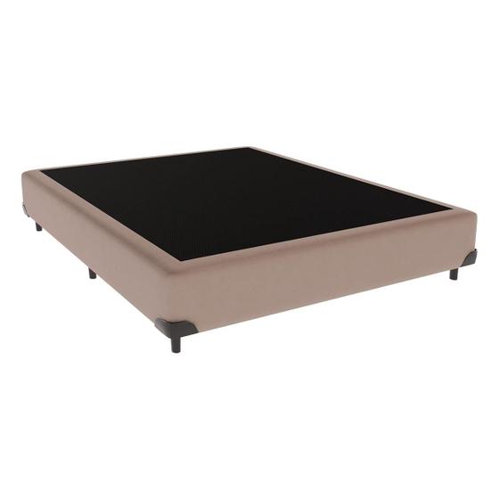 Imagem de Cama Box Casal Suede Bege