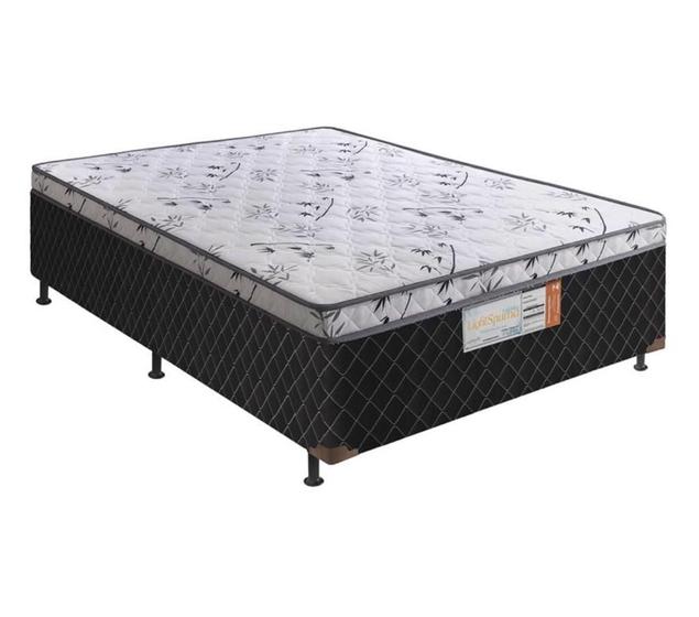 Cama Box Casal Super Luxo com Pillow Menor preço em Cama Box Casal Super Luxo com Pillow