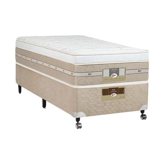 Imagem de Cama box (colchão + box) Castor Silver Star Air One Face Solteiro Americano 0,96x2,03x0,72