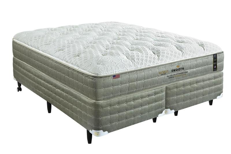 Imagem de Cama box (colchão + box) King Koil Smooth King 1,93x2,03x0,74