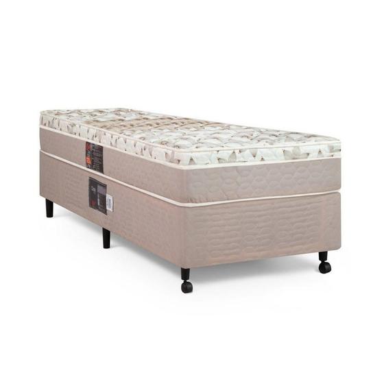 Imagem de Cama Box + Colchão Castor Solteiro Class One Face Pocket 88x188x52cm