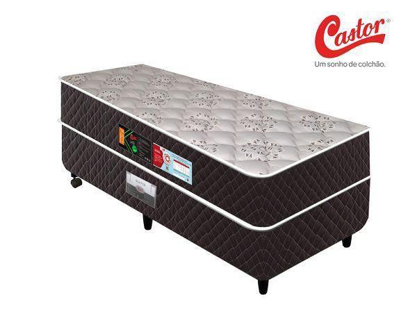 Imagem de Cama box + Colchão Espuma Castor Sleep Max D45 - Solteiro