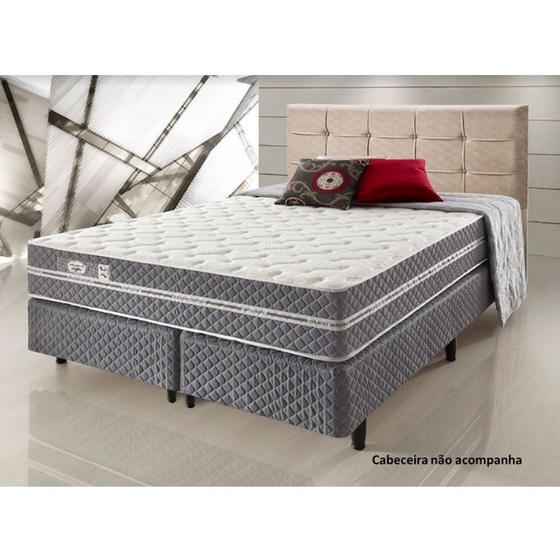 Menor preço em Cama Box ColchAo King Size Molas Superlastic 193x203cm High Quality Ecoflex