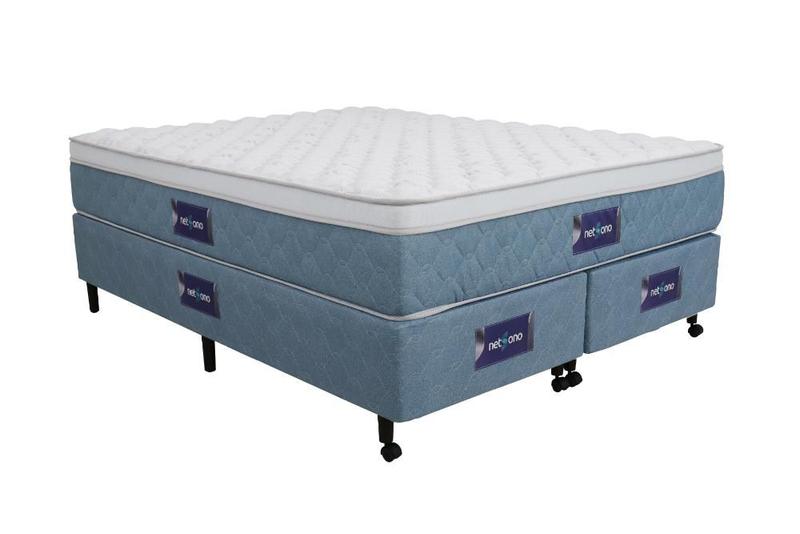 Imagem de Cama Box + Colchão Netsono King Five Star Air One Face Pocket 180x200x59cm