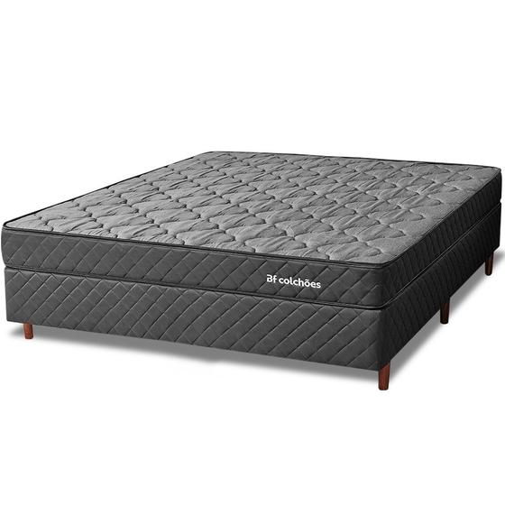 Imagem de Cama Box Colchão Viúva Espuma D45 Extra Firme Ortopédico 128x188x51cm - BF Colchoes