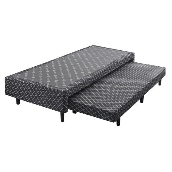 Imagem de Cama Box com Auxiliar Vila Real Solteiro Estofama