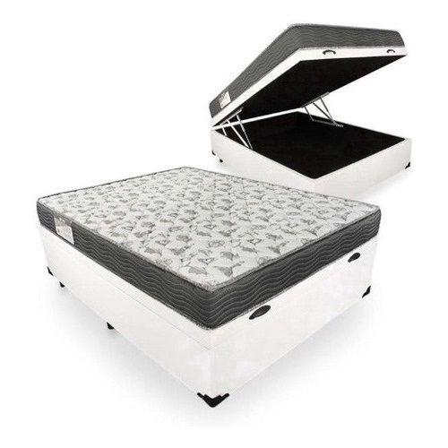 Imagem de Cama Box com Baú Casal  + Colchão de Espuma D33 ISO100 Ortobom 138xx188