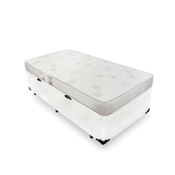 Imagem de Cama Box Com Baú Solteiro + Colchão De Espuma D23 - Ortobom - Light 78cm