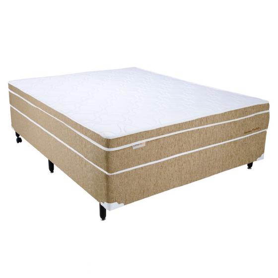 Imagem de Cama Box com Colchão Casal Sonnoforte Ancona Pocket - 138x188