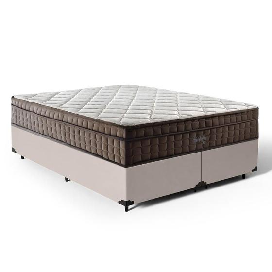 Imagem de Cama Box com Colchão de Espuma D70 Pillow In Ultra Dream Anjos Queen 158cm