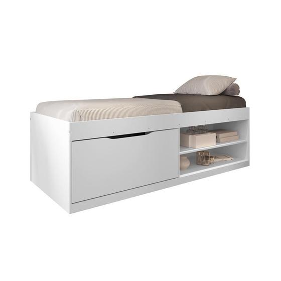 Cama Box Com Sapateira Vanessa Solteiro 0,88 Conforto Versátil é boa?