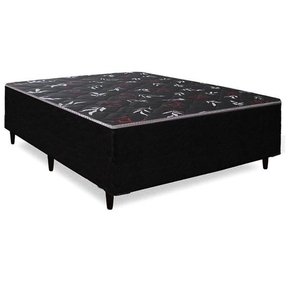 Imagem de Cama Box Conjugada 10cm De Espuma D33 Casal 55x138x188