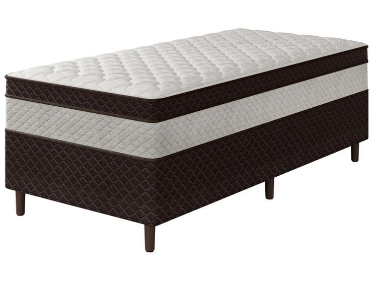 Cama Box Conjugada Solteiro Umaflex de Mola Ensacada 52x88x188cm Manu