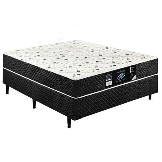 Imagem de Cama Box Conjugado Viúva SP Móveis Espuma Ortopédica - 44x128x188cm
