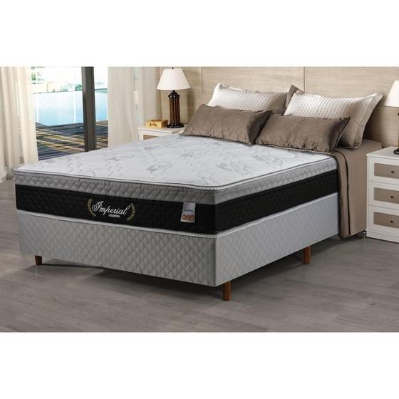 Imagem de Cama Box Cristalflex Imperial Casal Molas SuportiCoil