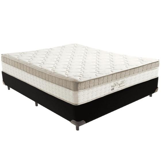 Imagem de Cama Box e Colchão King Best Molas Ensacadas Casal 138x188X33 Anjos