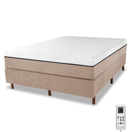 Cama Box e Colchão Magnético Queen Massageador Bio - Compact Menor preço em Cama Box e Colchão Magnético Queen Massageador Bio - Compact
