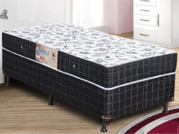 Cama Box e Colchão Solteiro Conjugado Umaflex Granada Ortopédico D28 (188x88x39)cm Menor preço em Cama Box e Colchão Solteiro Conjugado Umaflex Granada Ortopédico D28 (188x88x39)cm