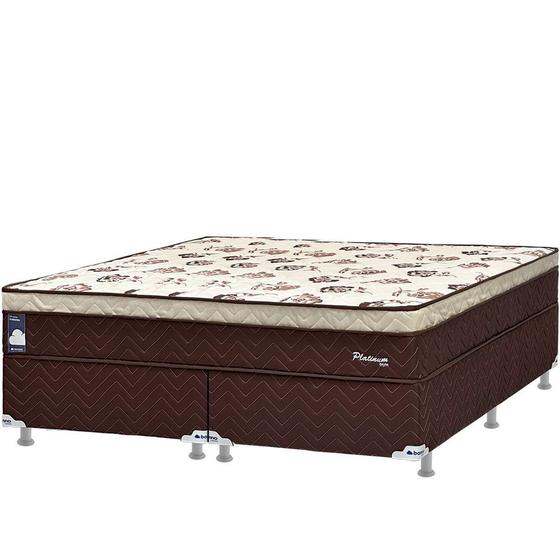 Imagem de Cama Box King Bonno Platinum Style New Molas Ensacadas 193x203x70cm