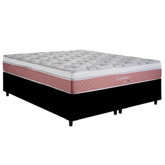 Imagem de Cama Box King + Colchão Herval Coimbra Molas Maxspring  193x203x65