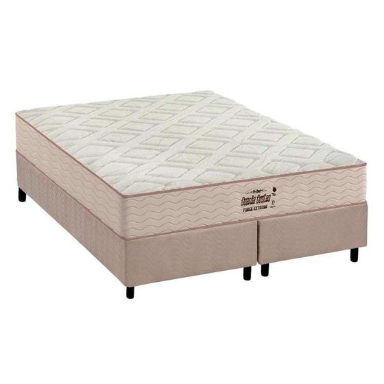 Imagem de Cama Box King: Colchão Ortopédico Probel AG65 Force Extreme + Base CRC Suede Clean(193x203)