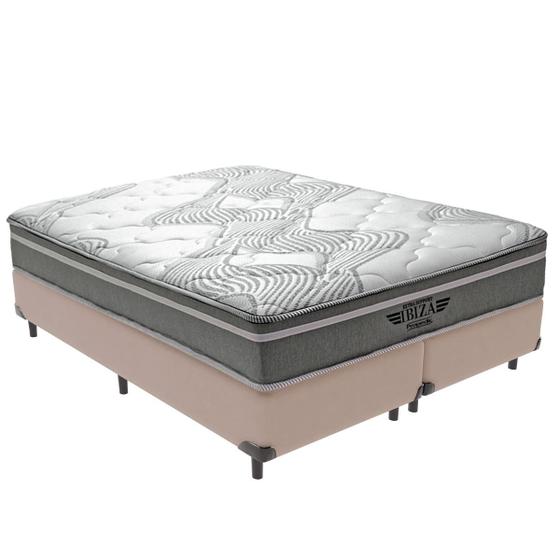 Imagem de Cama Box King e Colchão Ibiza Molas V-tech