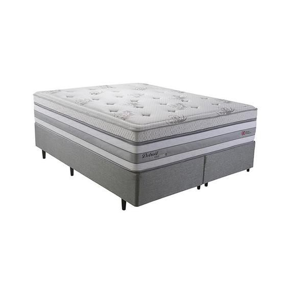 Imagem de Cama Box King Herval Detroit, Molas Maxspring, 193 cm