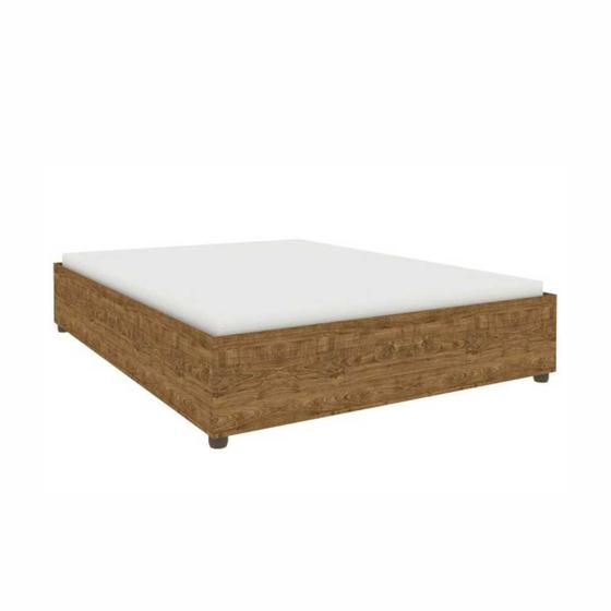 Imagem de Cama Box Mônaco Casal TCIL Imbuia Rustic