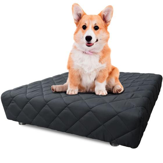 Cama Box Pet 50x50x14cm Com Lençol Impermeável Branco Para Cachorros e Gatos - Caminha Pet - BF Colchões Menor preço em Cama Box Pet 50x50x14cm Com Lençol Impermeável Branco Para Cachorros e Gatos - Caminha Pet - BF Colchões