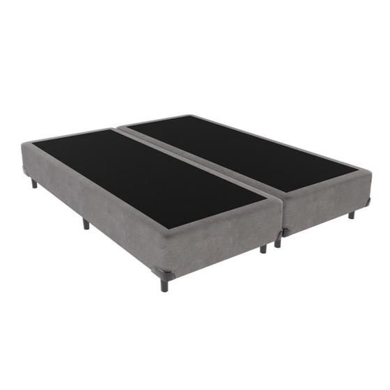 Imagem de Cama Box Queen 158x198 Cinza