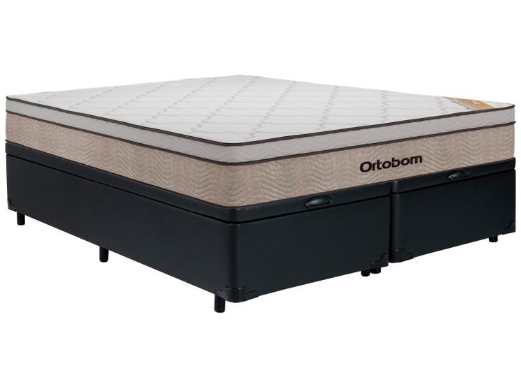 Imagem de Cama Box Queen (Box + Colchão) Ortobom V-Joy