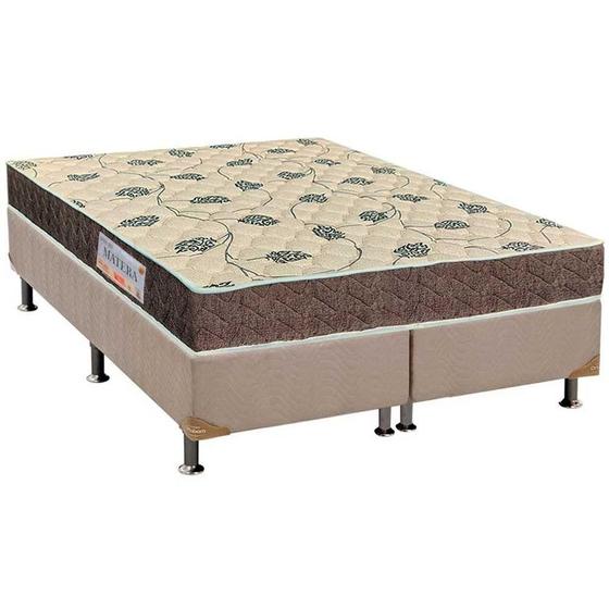 Imagem de Cama Box Queen: Colchão Anatômico Orthoflex D33/EP Matera + Base CRC Suede Clean(158x198)