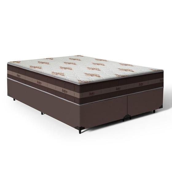 Imagem de Cama Box Queen + Colchão De Molas - Anjos - Classic Superlastic - 158X198X57cm