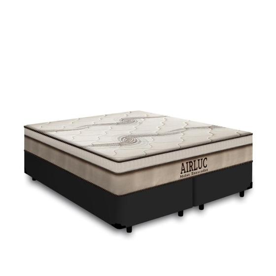 Imagem de Cama Box Queen + Colchão de Molas Ensacadas Gazin Airluc 158cm