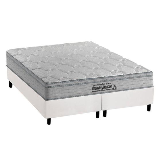 Cama Box Queen: Colchão Espuma Probel D40 Guarda Costas Premium Hiper Firme + Base CRC Courano White(158x198) Menor preço em Cama Box Queen: Colchão Espuma Probel D40 Guarda Costas Premium Hiper Firme + Base CRC Courano White(158x198)